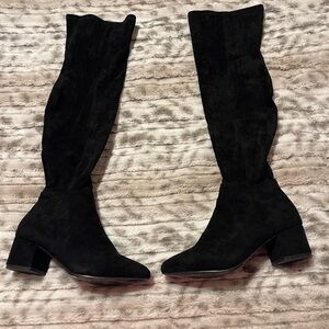Elegant Black over the Knee Women's Boots